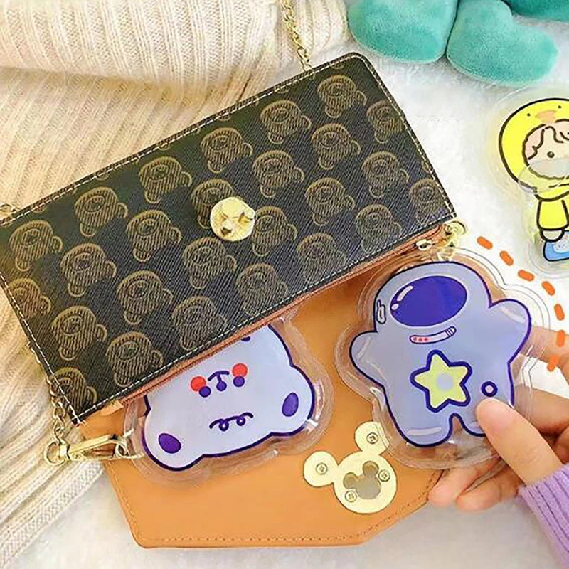 1 шт. многоразовые грелки для рук портативные милые гелевые долговечные