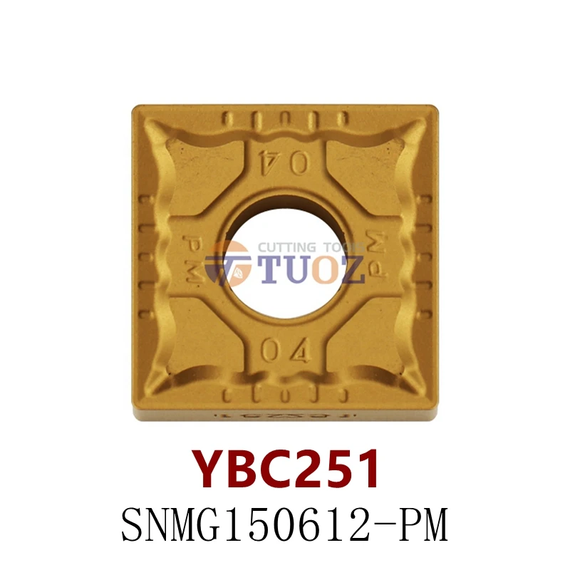 

Original SNMG150612-PM YBC251 External Turning Tools Carbide Insert SNMG 150612 PM 1506 CNC Lathe Cutter