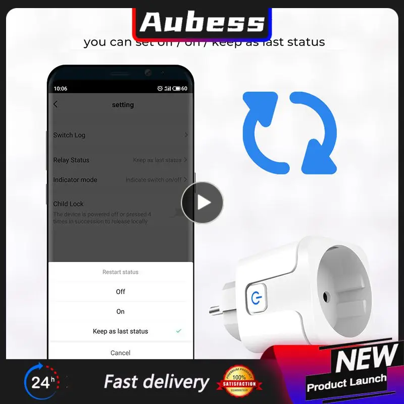 

Умная розетка Zigbee для умного дома, 16 А, 1-8 шт.