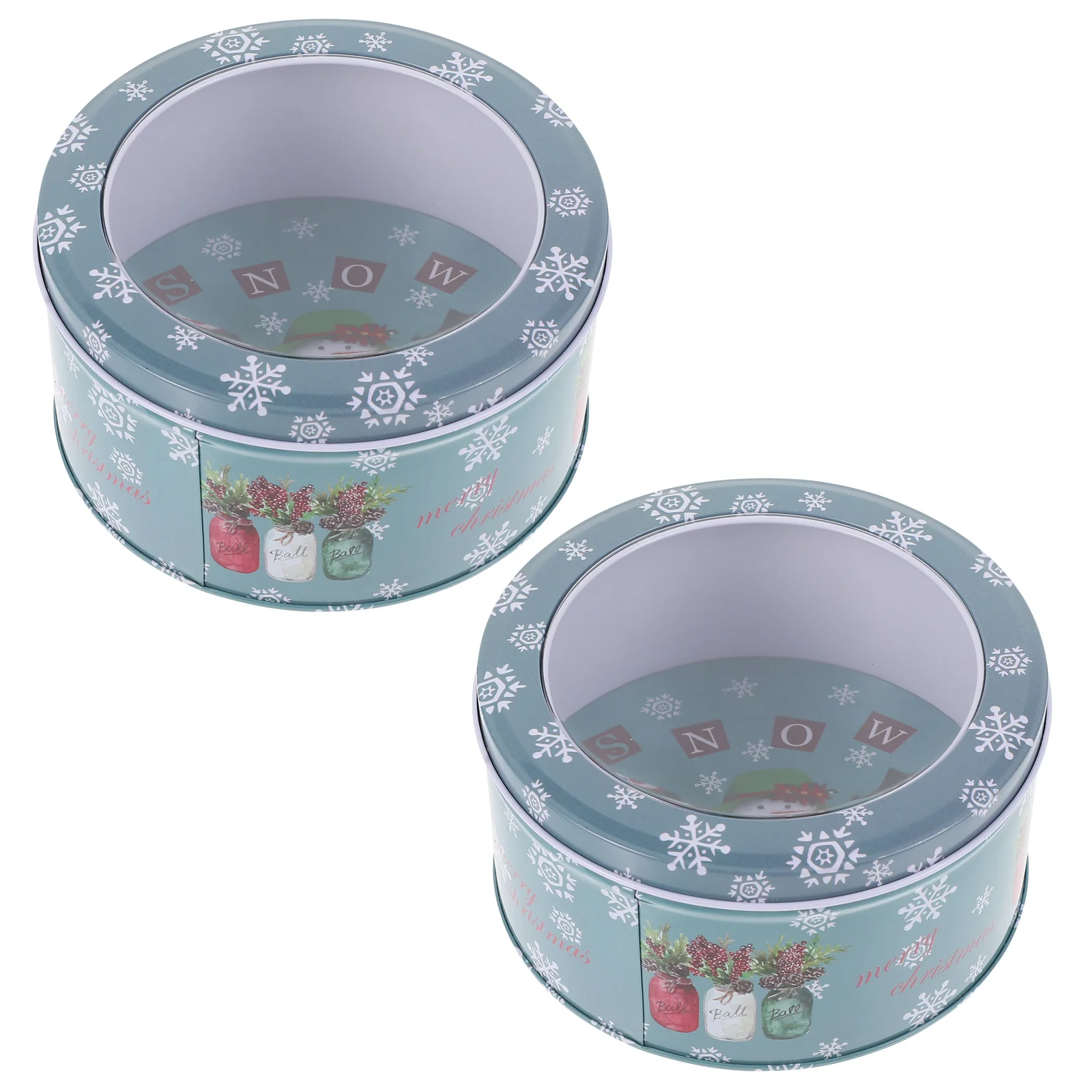 

Christmas Boxes Candy Tin Tinscookie Box Lidsholders Gift Jars Wedding Iron Biscuit Candies Favors Party Storage Metal Cupcake