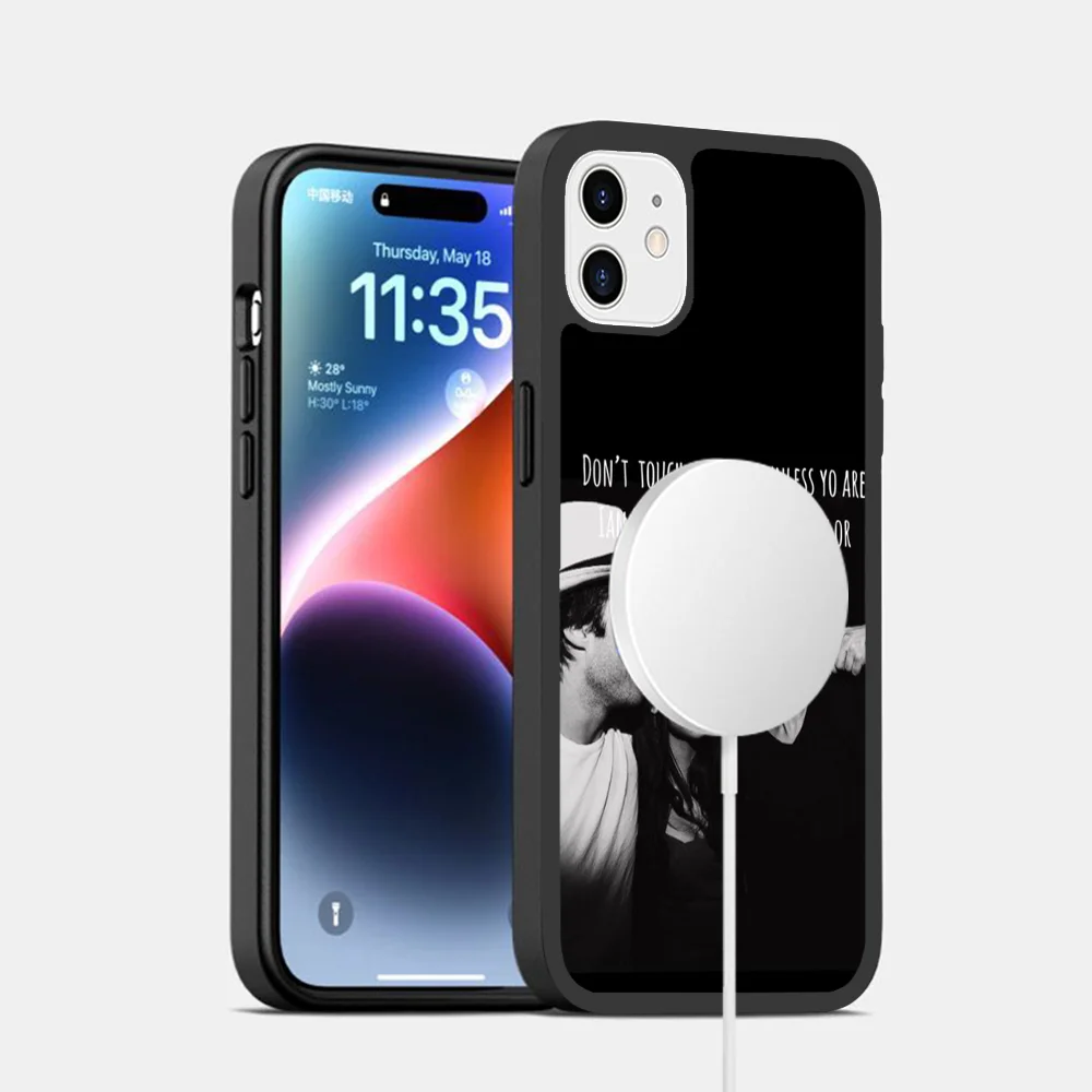 Дневники вампира Damon Salvatore чехол для телефона магнитный iPhone 14 13 12 11 15 Pro Max Plus Mini Magsafe