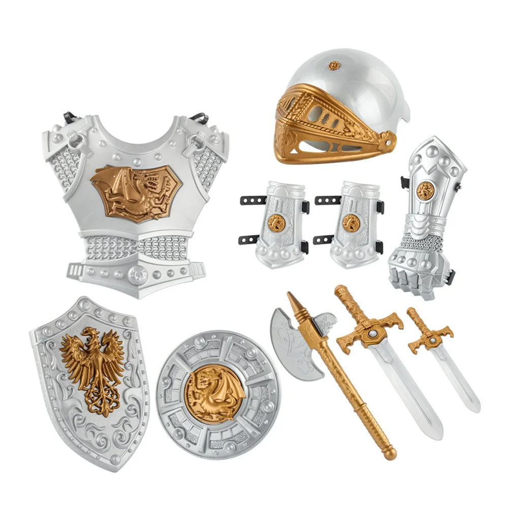 

1 Set Knight Costume Performance Clothing Halloween Party Cosplay Prop for Boys