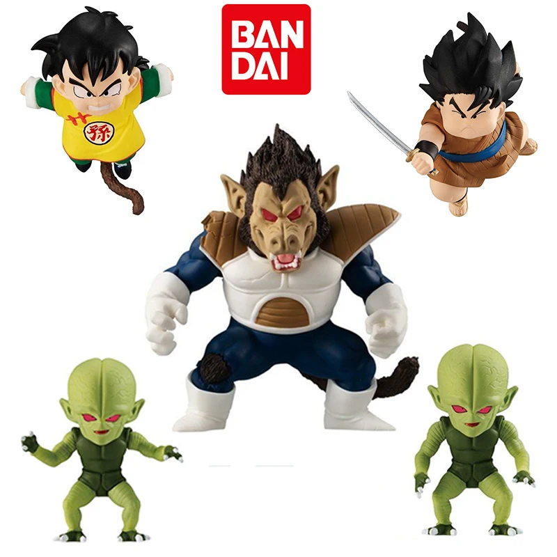 

Bandai DBZ Adverge Motion5 Vegeta Great Ape Gohan Saibaiman Gashapon Anime Figure Action Model Figurals Brinquedos Toys