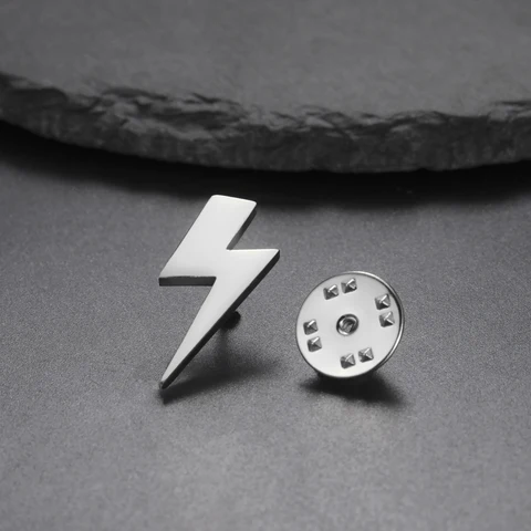 Мини-брошь Sipuris стальной цвет нержавеющая сталь