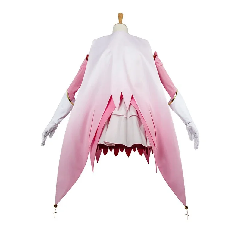 Аниме Fate Kaleid Liner Prisma Illya FGO Косплей Костюм Розовое Платье Верхняя Многослойная