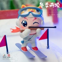 china snow and ice baby snow baby blind box ski mascot authentic dundun hand made souvenir decoration 2022 mystery box