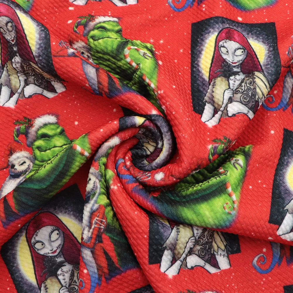 Распродажа мультяшных героев Диснея Счастливого Рождества хлопчатобумажная