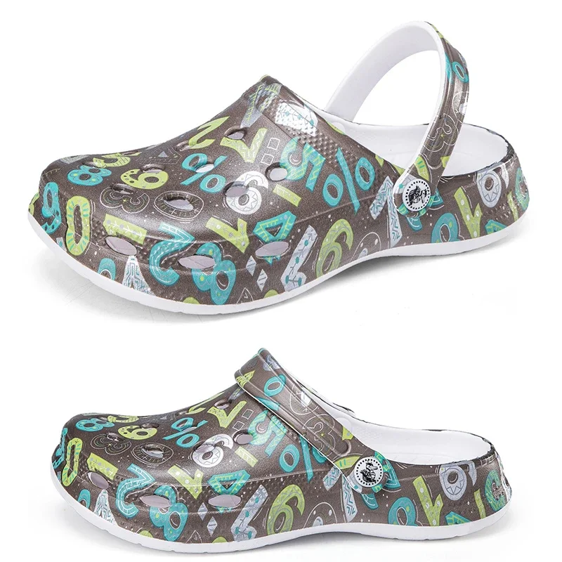 Женские шлепанцы 2024 летняя обувь шеф-повара для мужчин уличные сандалии на