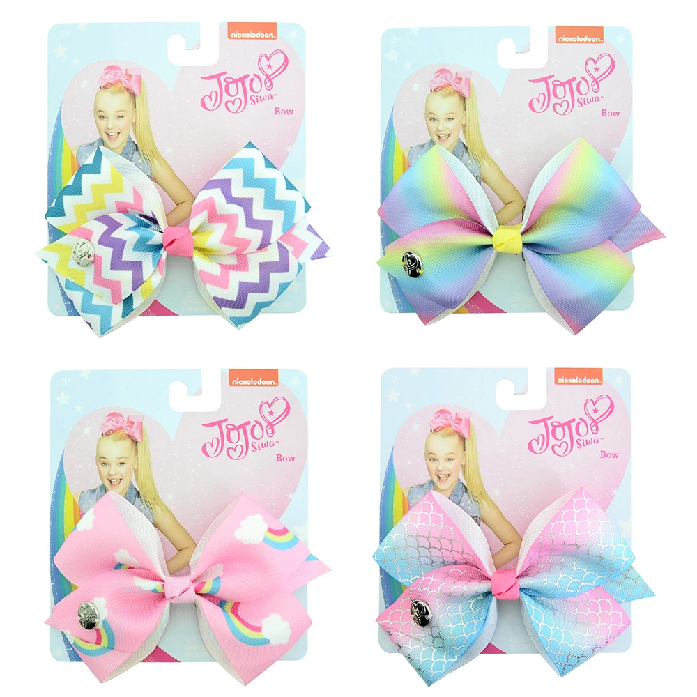 

5 дюймов красивые банты для волос с принтом рыбий хвост с зажимом для детей Бутик для девочек заколки для волос ручной работы заколки для вол...