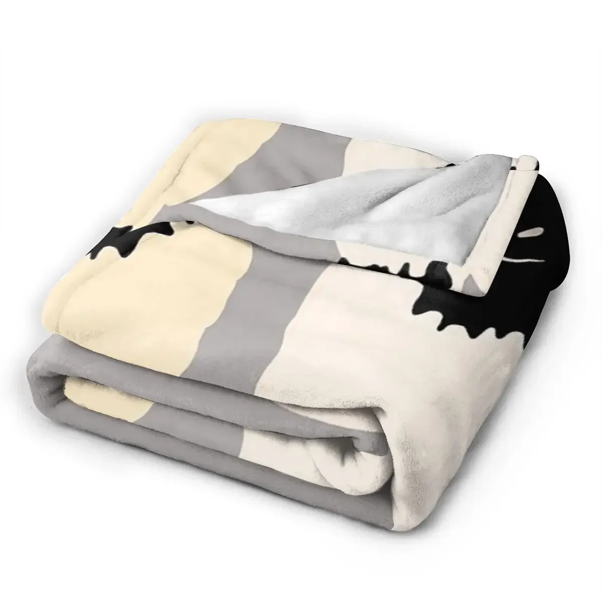 Одеяло из кораллового флиса Odilang Valais King Size с черным носом для взрослых мягкий