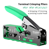 big sale 6p 8p cat567 terminal crimping pliers network tools mini electrical pliers wire cutter stripper clamp pliers
