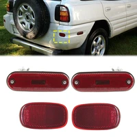 rear reflector side marker lights with bulbs reflector lamp for toyota rav4 1996 2000 81910 42010 to2866101 8176042010