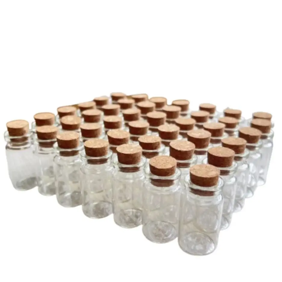 

Мини стеклянные бутылочки OLOEY 50/100 шт. 8 мл