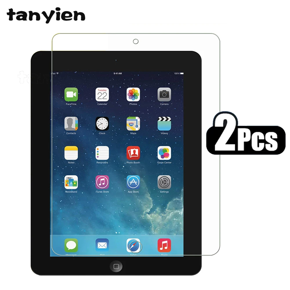 

(2 упаковки) 9H закаленное стекло для Apple iPad 9,7 2-го 3-го 4-го поколения A1458 A1459 Защитная пленка для экрана телефона 2011 2012