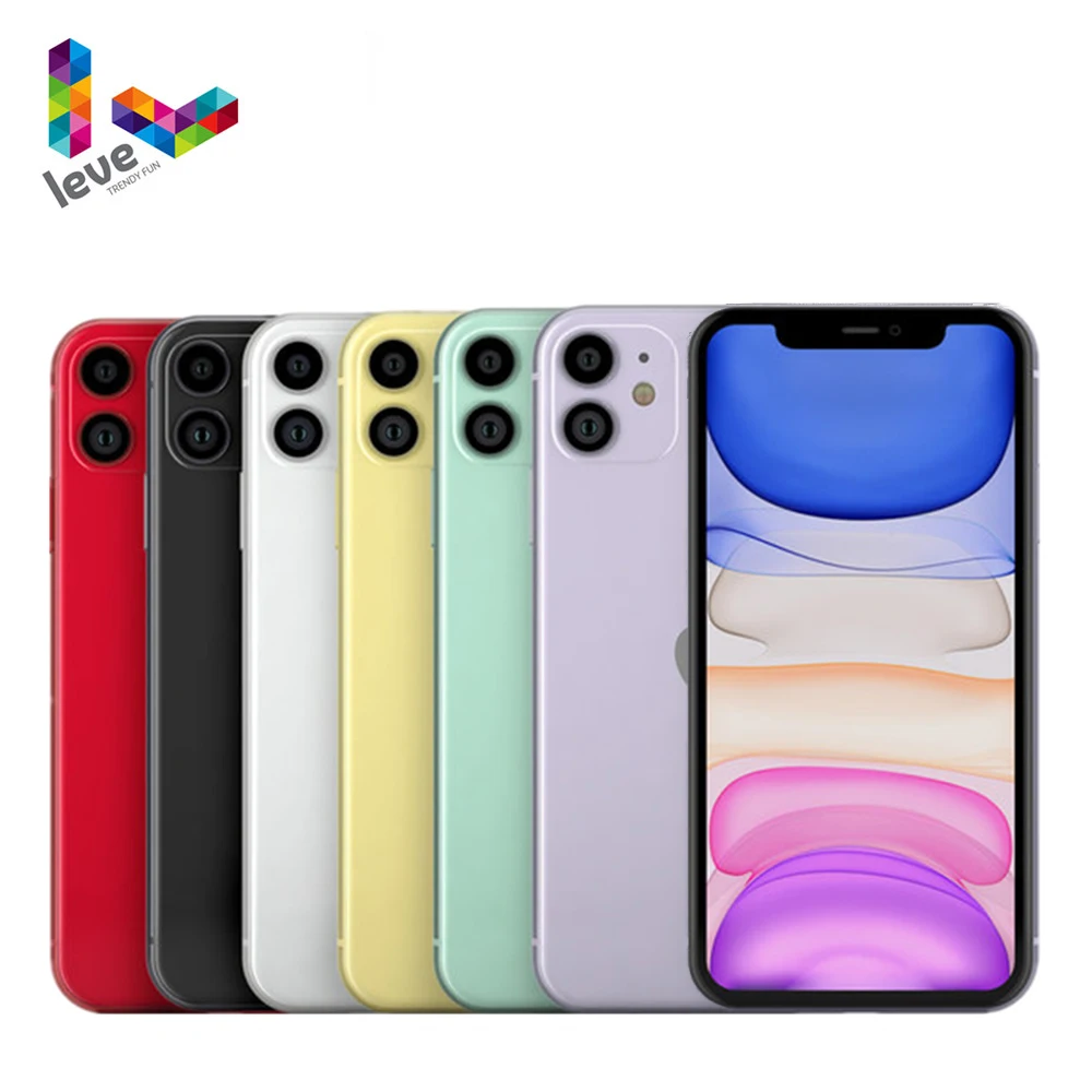 Apple iPhone 11 Mobile Phone 6.1inch A13 Bionic 4GB RAM 64GB/128GB/256GB ROM Hexa Core 12MP NFC 4G LTE Original iOS Cellphone