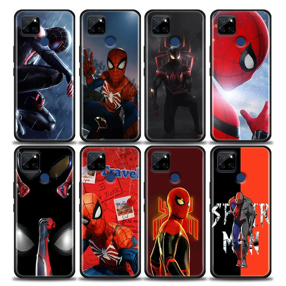 

Marvel Spider Man Comics Phone Case For Oppo Realme C35 C20 C25 C21 C12 C11 C2 A53 A74 A16 A15 A9 A54 A95 A93 A31 A52 A5s Cover