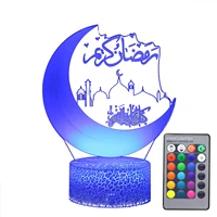 touch lamp color changing bedside lamp as room decor for teen girls ramadan style moon shape led battery operated nightstand
