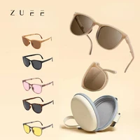 zuee 2022 ins folding sunglasses women sun glasses men vision driving eyewear portable sunglass with glasses case %d0%be%d1%87%d0%ba%d0%b8