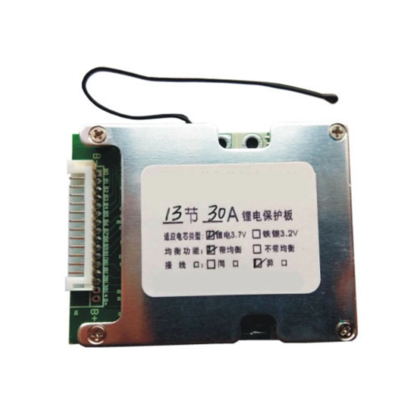 

13S 48V 30A Battery Protection Board Li-Ion Cell Battery Equalizer Board