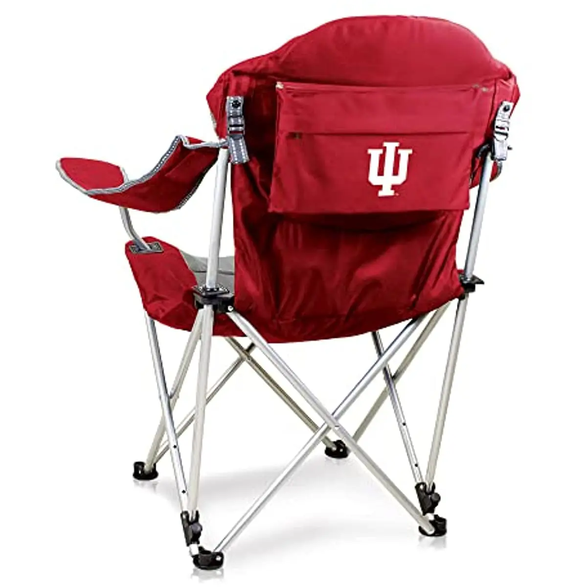 

PICNIC TIME NCAA Reclining Camp Chair - Beach Chair for Adults - Sports Chair with Carry Bag, (Dark Red) US(Origin)