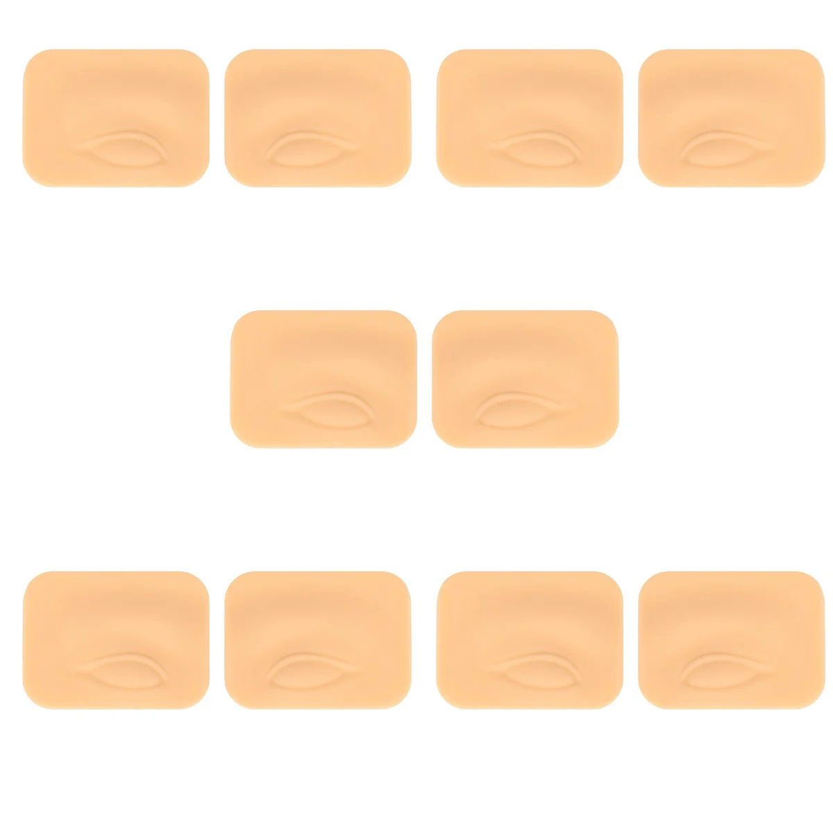 

5 Pairs Realistic Convenient Useful Training Models Fake Skins Silicone Practice Skins for Gift Artist Shop Home