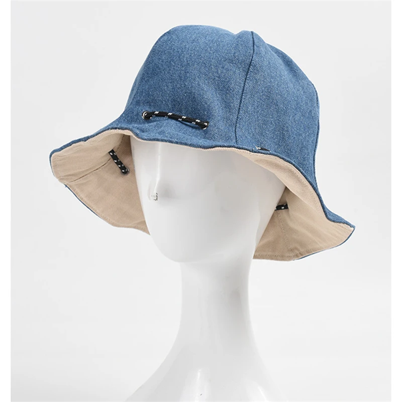 

Панама унисекс, модная шапка для мужчин и женщин, с ремешком на завязках, в стиле «рыбий человек», ковбойская Повседневная Уличная пляжная ш...