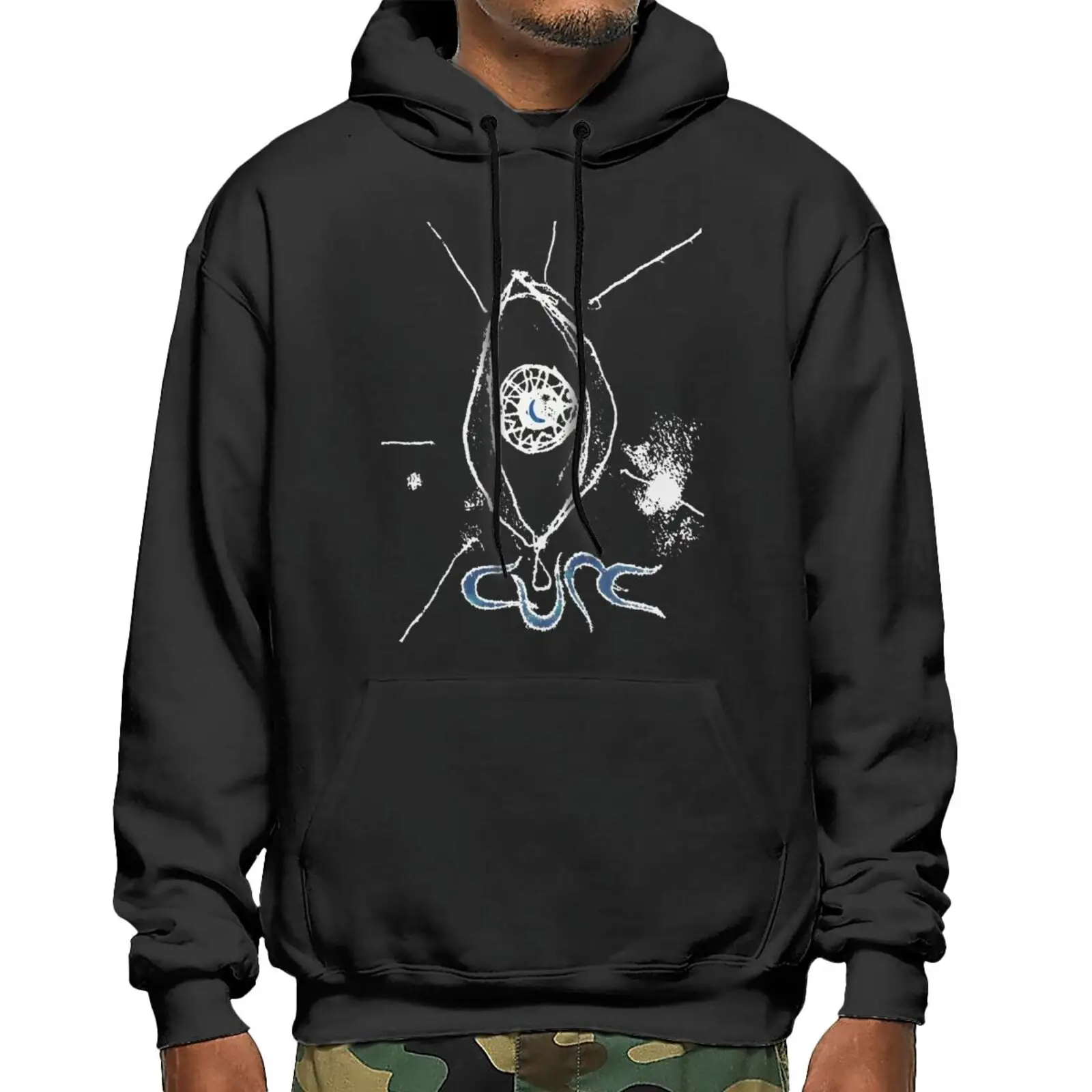 

Длинные худи The Cure Band в готическом стиле, толстовки, худи Hoddie, мужской зимний свитер, свитеры, предметы первой необходимости, толстовка с капю...