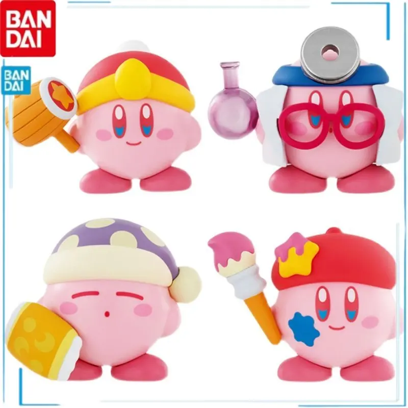 

In Shelf BANDAI Anime Figures Kirby Japanese Anime Genuine Gashapon Brand New Genuine Miniature Ornaments Kids Toy Gifts