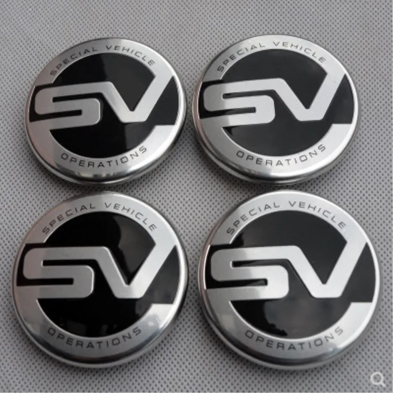 

4PCS/Lot 62mm SV UK flag Wheel Center Caps Cover Emblem For Land Rover RANGE ROVER LR2 LR3 LR4 RANGE LAND ROVER Sport 2.5 inch
