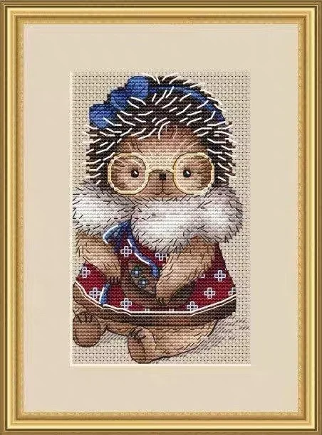 Набор для вышивки крестом Hedgehog Baby 19-25 рукоделия сделай сам набор ручной работы