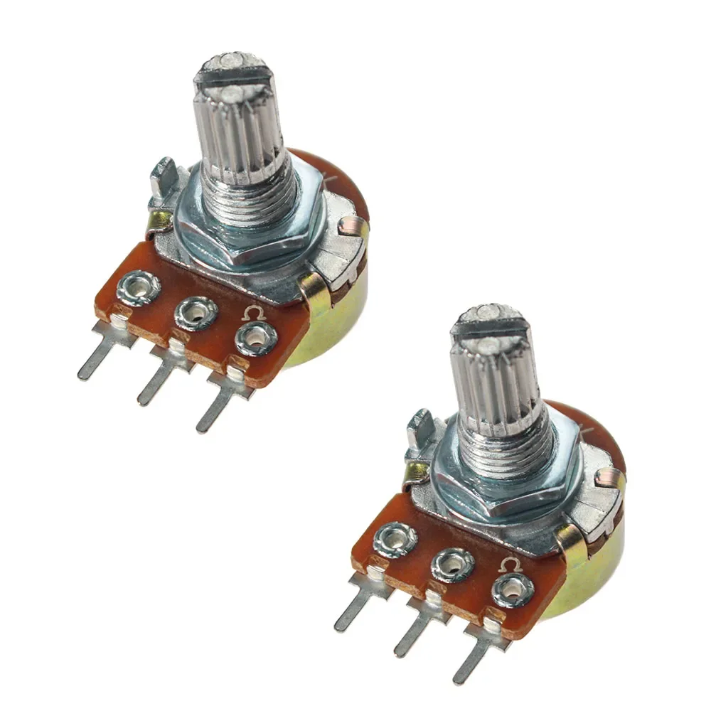 Поворотный потенциометр YTDMEN WH148 15 мм 3-контактный стандартное сопротивление