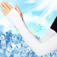4pairs arm sleeves summer sun uv protection ice cool cycling running fishing climbing driving arm cover warmers for women men