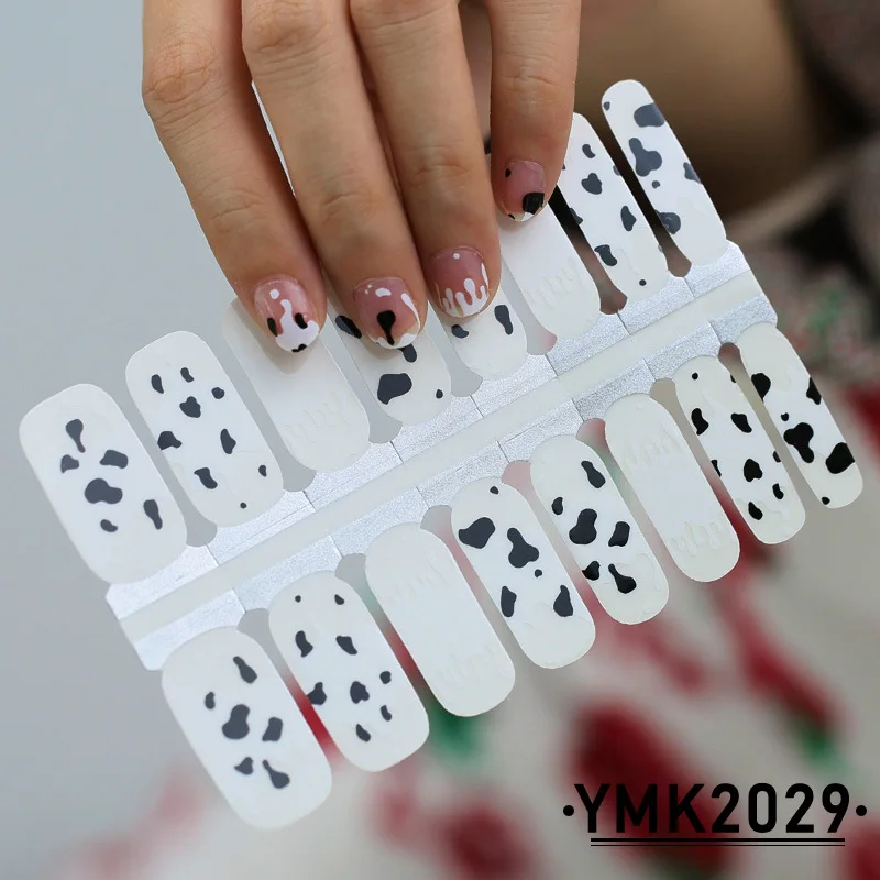 Наклейки с бабочками для дизайна ногтей полностью закрывающие ногти наклейки