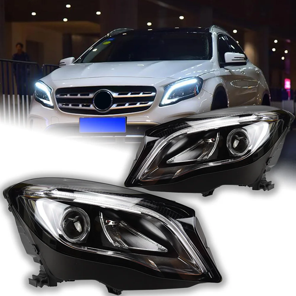 Автомобильные фары для Benz GLA180 линзы проектора GLA200 X156 сигнальная фара GLA250