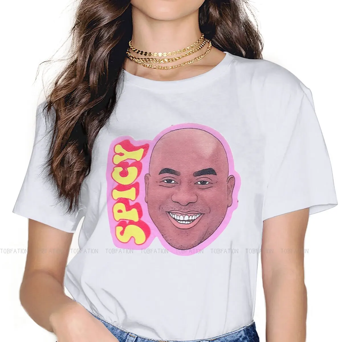 

Футболка Ainsley Harriott Meme TV Show для женщин и девушек, свитшот с острым Освежителем воздуха, повседневные свитшоты, футболка 5XL, модная свободная