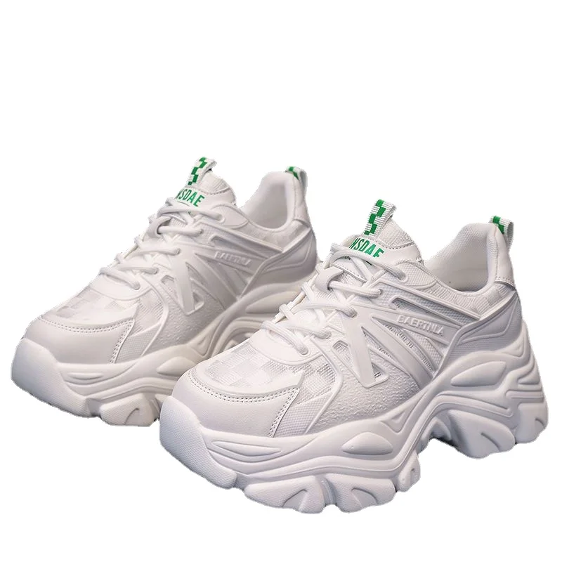 

New Dad Shoes Women's All-Match Platform Sports Women's Shoes 2022 Spring and Summer Height Increasing Skinny Breathable Shoes