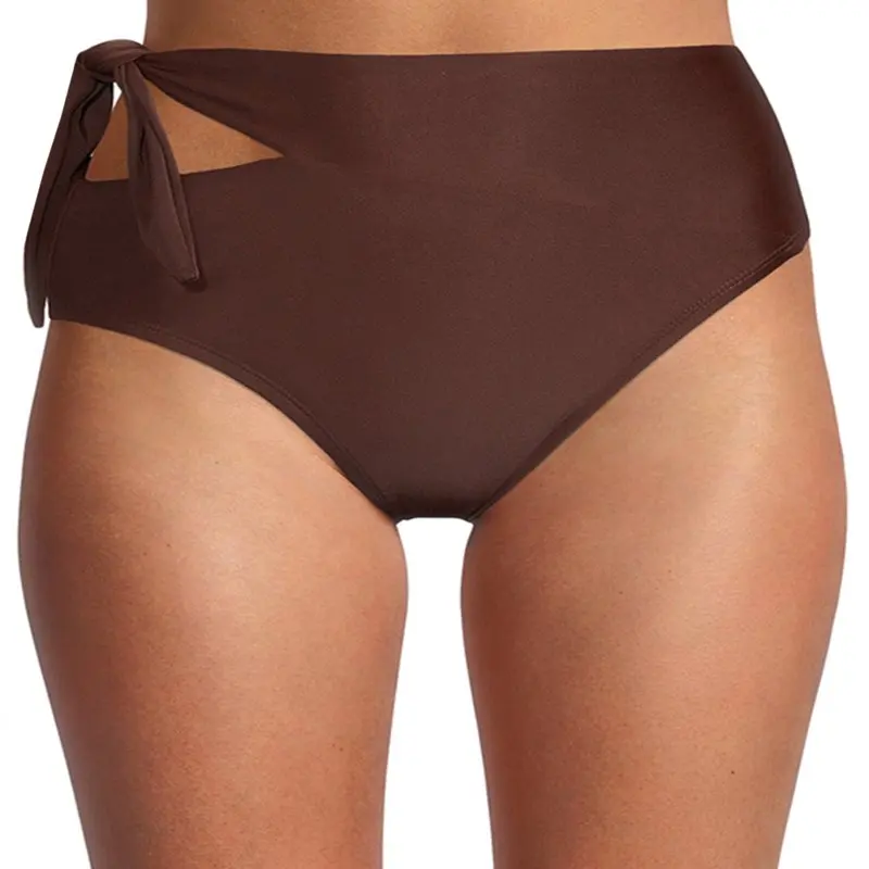 

Новый женский и женский однотонный купальник с высокой талией и поясом, купальник для женщин 2023