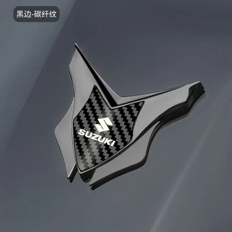 

Для модификации мотоцикла Suzuki, металлическая наклейка с логотипом, персонализированная модная и простая декоративная наклейка со щитом