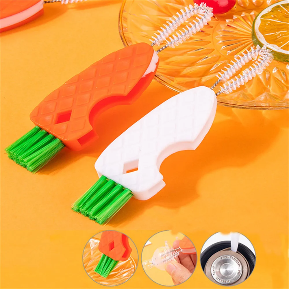 

Cleaning Brush Baby Bottle Brush Cup Scrubber Portable Plastic Cup Brush Kitchen Cleaner Cup Mouth Brush Cleaning Tool