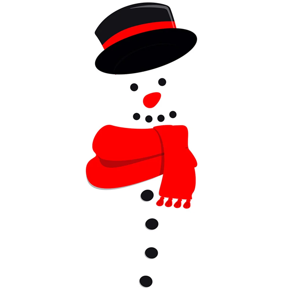 

Christmas Magnet Refrigerator Magnets Fridgedecal Snowman Door Window Clings Garage Stickers Sticker Decor Accessories Cartoon