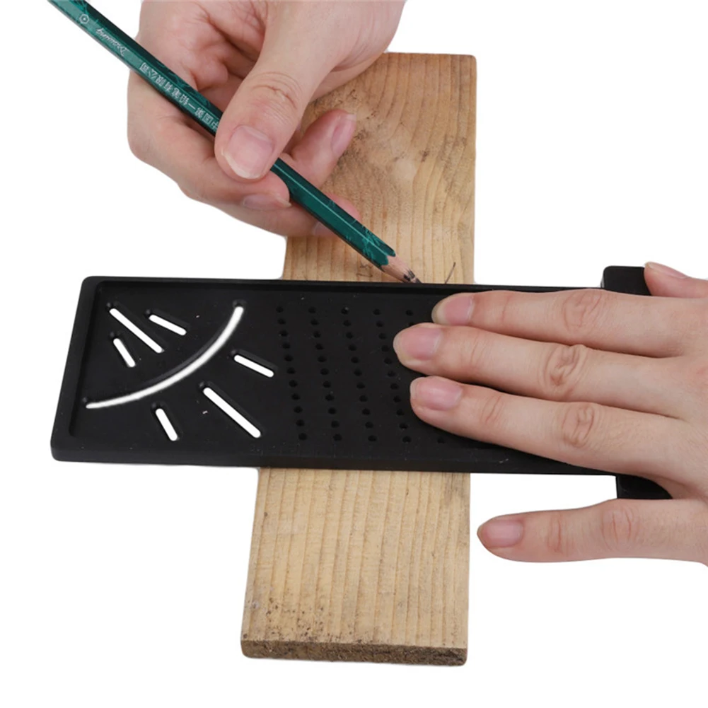 

Plastic Precision Woodworking Scribe Mark Line Gauge T-type Cross-out Ruler Carpenter Angle Ruler Measurement Measuring Tool