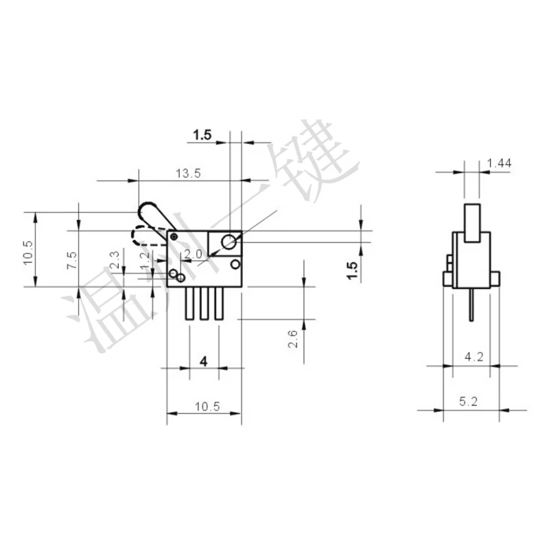 10 шт. AKEYS KFC-W-20 переключатель для игровой консоли