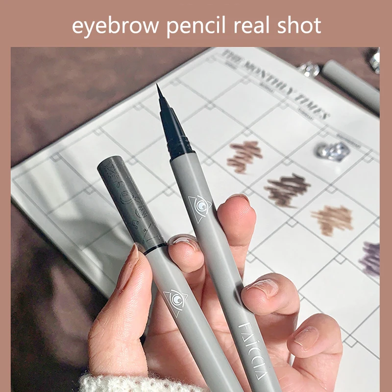 

3/1Pc Liquid Eyebrow Pencil Natural Waterproof Lasting No Blooming Eyeliner Lying Silkworm Ultra Fine Eyebrow Tattoo Pen Makeup