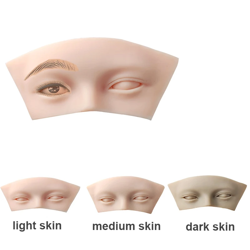

Premium Tattoo Practice Skin Silicone Face Eye Microblading Makeup Practice Skin for Permanent Makeup Accessories Beauty Academy