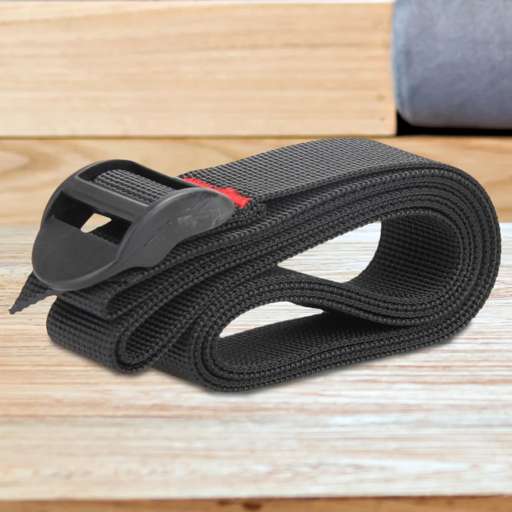 

Nylon Luggage Bundling Belts Cam Buckle Bulky Items Tightening Rope Lightweight Wear-resistant Durable Black Storage Accessories
