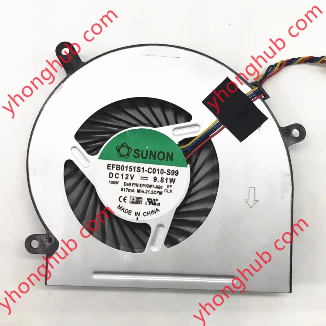 FCN DFS551205WQ0T FH22 Machenike F57 DC 5V 0.50A Вентилятор охлаждения сервера