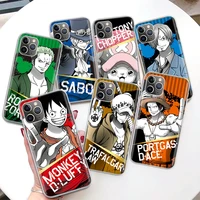 one piece character coque phone case for iphone 11 pro max 12 mini 13 7 8 plus x xr xs se 2020 6 6s 5 5s apple soft cover