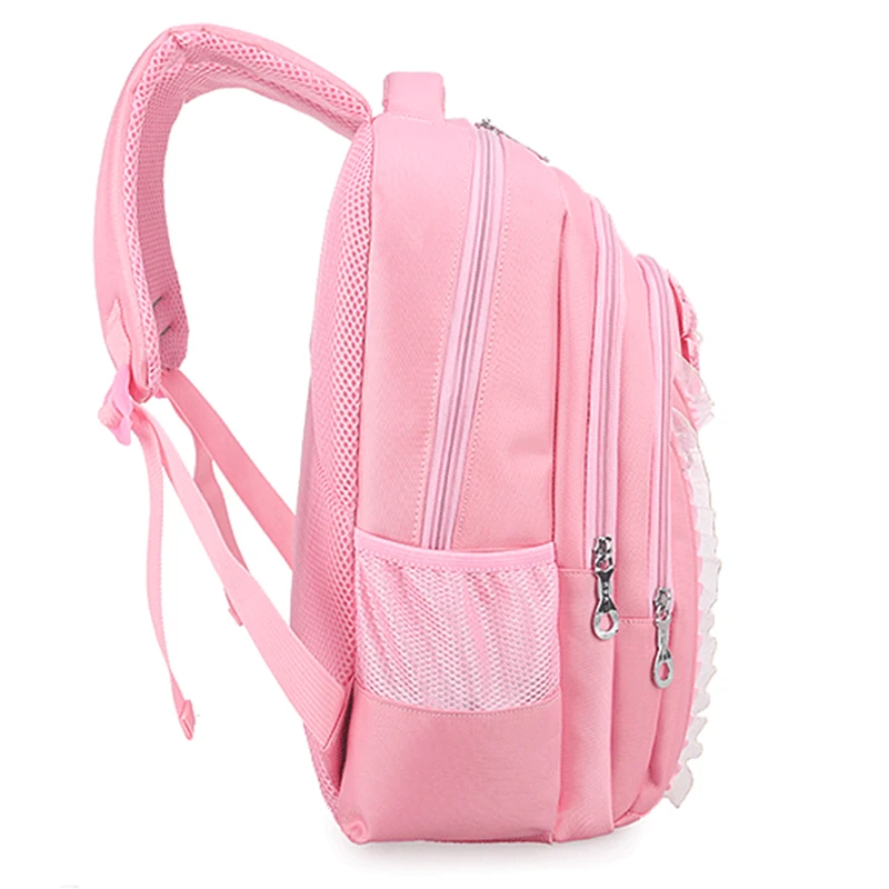 Cute Girls School Bags Children Schoolbag Orthopedic Primary Cartoon Cat School Backpack Princess Bagpack Kids Book Bags Mochila