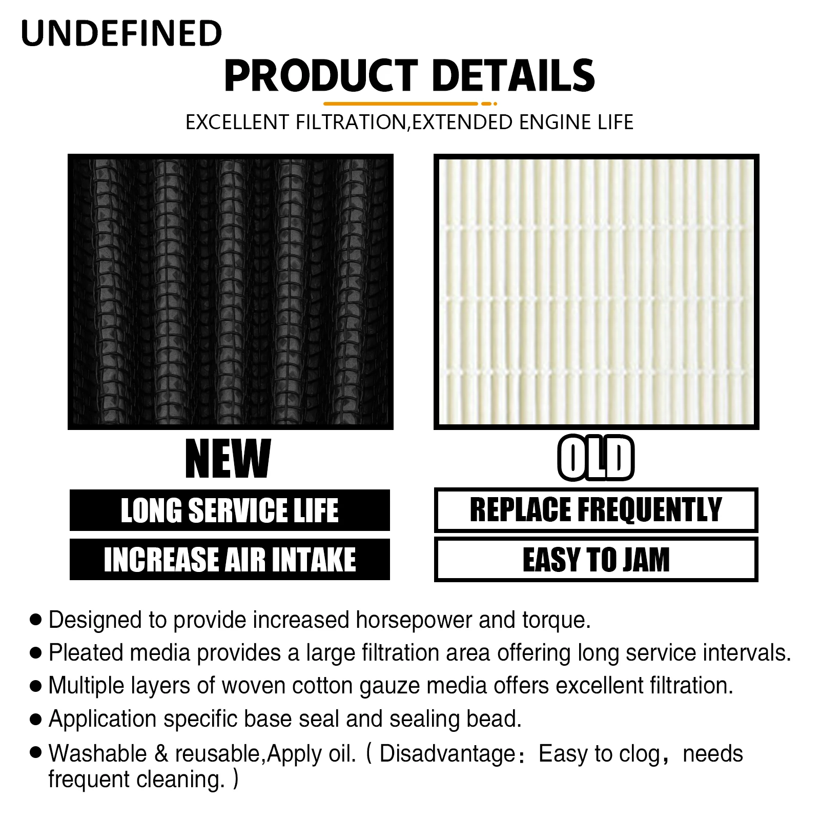 Воздушный фильтр для мотоцикла воздухозаборные фильтры красный элемент Harley