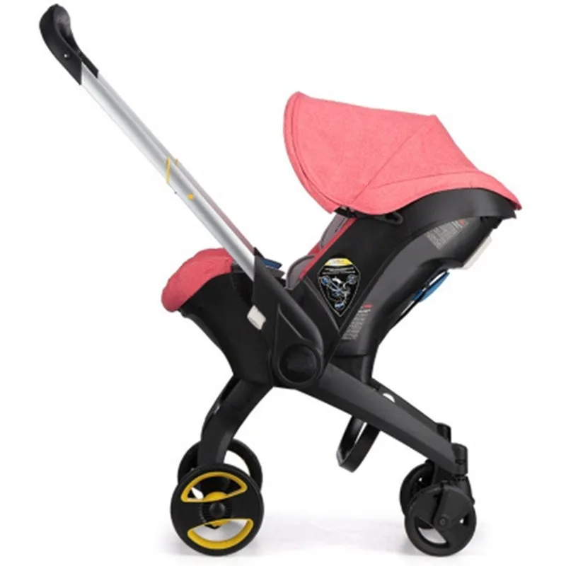 

Luxury Baby Stroller 4 in 1 Trolley Newborn Baby Car Seat Stroller Travel Pram Stoller Baby Bassinet Pushchair Carriage Basket